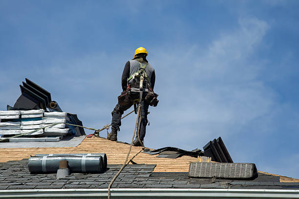 Professional Roof Replacement technician working in Fischer, TX